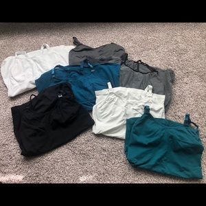 Nursing tank tops (all 7 pictured)